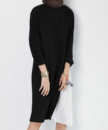 DHOLIC | サイドプリーツヘムワンピース(ワンピース)