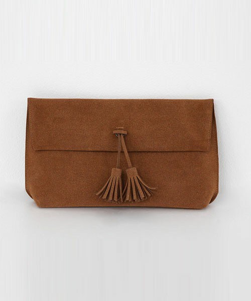 DHOLIC(ディーホリック)の「タッセルポイントクラッチバッグ(クラッチバッグ・レディース・グレー/ネイビー/ブラック/ベージュ/ワイン・ONE)」の3枚目の写真