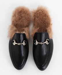 DHOLIC | ラビットファースライドサンダル(サンダル)