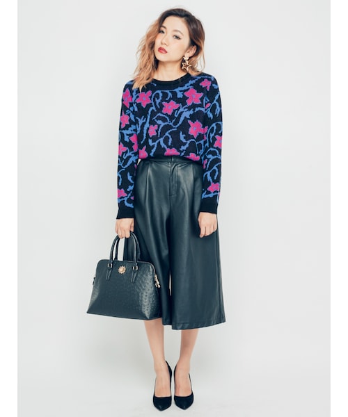 EVRIS（エヴリス）の「オーストリッチＢＡＧ（バッグ・レディース・ブラック/ブラウン・F）」の3枚目の写真