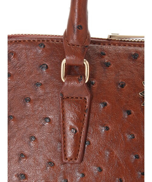 EVRIS（エヴリス）の「オーストリッチＢＡＧ（バッグ・レディース・ブラック/ブラウン・F）」の10枚目の写真