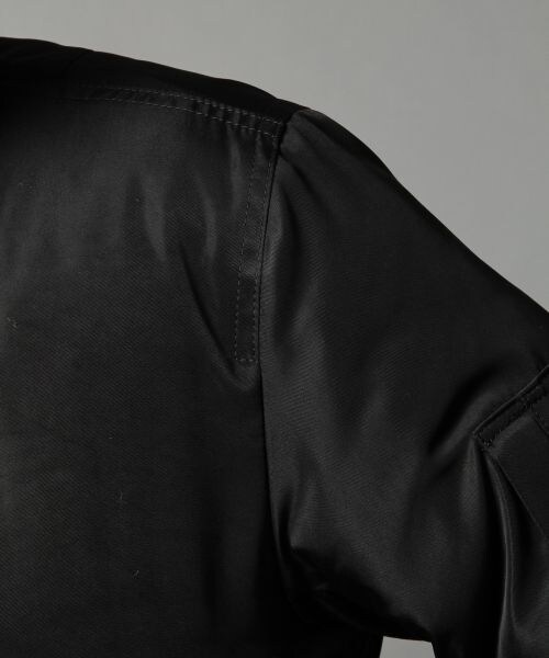 BLISS POINT（ブリスポイント）の「ツイルリブブルゾン（ジャケット/アウター・メンズ・ホワイト/ブラック・M/L）」の11枚目の写真