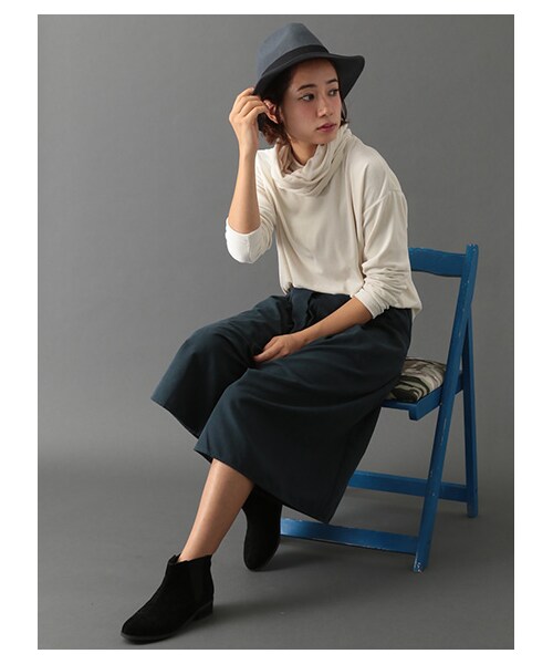 SEVENDAYS=SUNDAY(セブンデイズサンデイ)の「・フェイクスエード フレアスカート(スカート・キャメル/カーキ/ネイビー・M/L)」の10枚目の写真