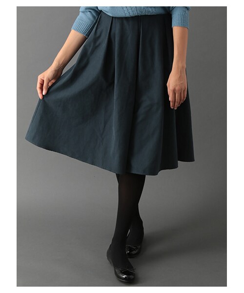 SEVENDAYS=SUNDAY(セブンデイズサンデイ)の「・フェイクスエード フレアスカート(スカート・キャメル/カーキ/ネイビー・M/L)」の4枚目の写真