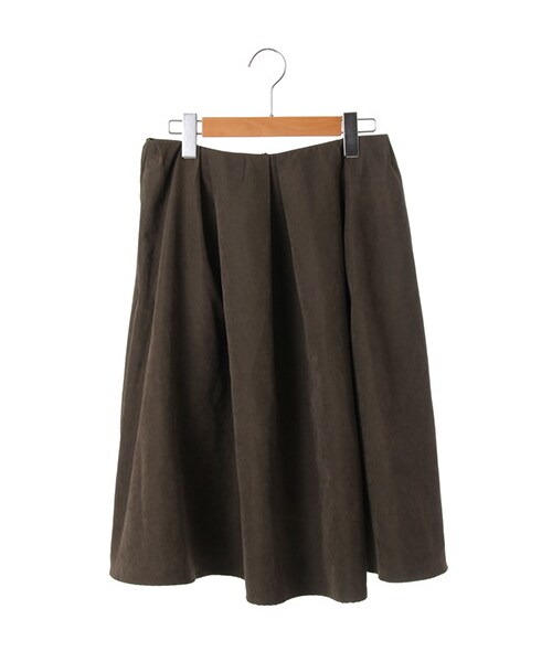 SEVENDAYS=SUNDAY(セブンデイズサンデイ)の「・フェイクスエード フレアスカート(スカート・キャメル/カーキ/ネイビー・M/L)」の2枚目の写真