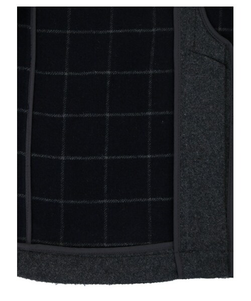 SEVENDAYS=SUNDAY（セブンデイズサンデイ）の「フェイス ステンカラーコート（ジャケット/アウター・グレー/レッド/ネイビー・S/M/L）」の10枚目の写真