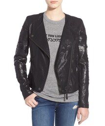 Blank NYC | BLANKNYC 'Kiss and Tell' Faux Leather Jacket(ライダースジャケット)