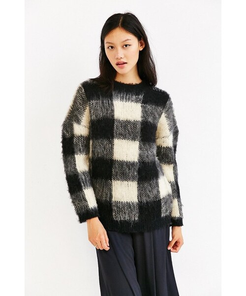 Just Female（-）の「Just Female Check Sweater（ニット/セーター・レディース・White・XS/S/M/L）」の3枚目の写真