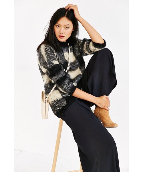 Just Female（-）の「Just Female Check Sweater（ニット/セーター・レディース・White・XS/S/M/L）」の4枚目の写真