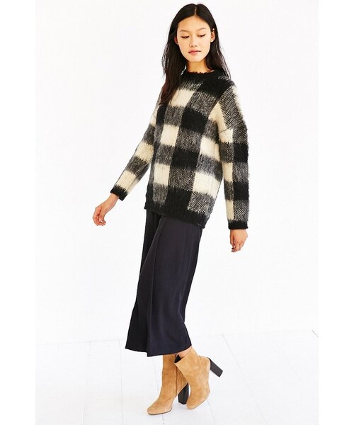 Just Female（-）の「Just Female Check Sweater（ニット/セーター・レディース・White・XS/S/M/L）」の5枚目の写真