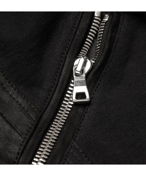 BALMAIN(バルマン)の「Balmain Slim-Fit Biker-Style Leather-Trimmed Cotton-Jersey Sweatpants(その他パンツ・メンズ・Black・S/M/L/XL)」の4枚目の写真