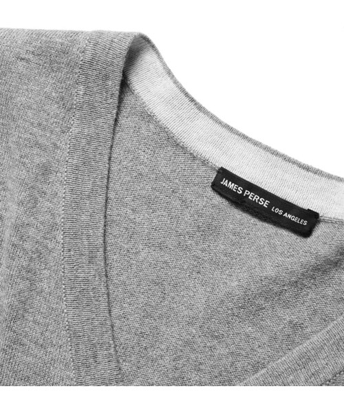JAMES PERSE（ジェームスパース）の「James Perse Cotton, Cashmere and Wool-Blend Sweater（ニット/セーター・メンズ・Gray・1/2/4/5）」の7枚目の写真