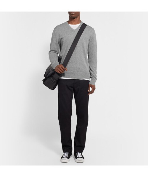 JAMES PERSE（ジェームスパース）の「James Perse Cotton, Cashmere and Wool-Blend Sweater（ニット/セーター・メンズ・Gray・1/2/4/5）」の4枚目の写真