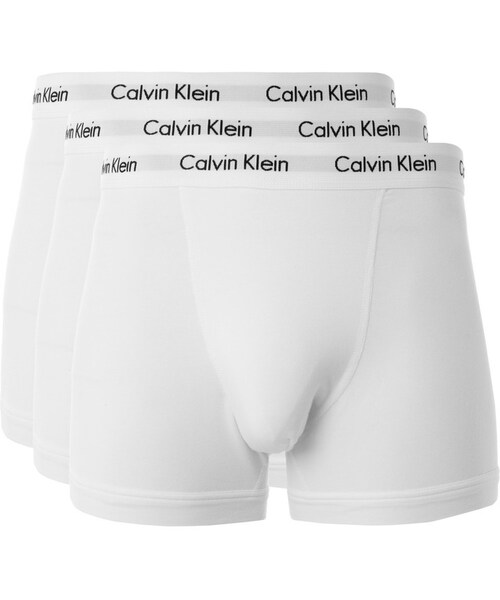 Calvin Klein Underwear（カルバンクラインアンダーウェア）の「Calvin Klein Underwear Three-Pack Stretch-Cotton Boxer Briefs（ボクサーパンツ・メンズ・Black/Gray/White・S/M/L/XL）」の2枚目の写真