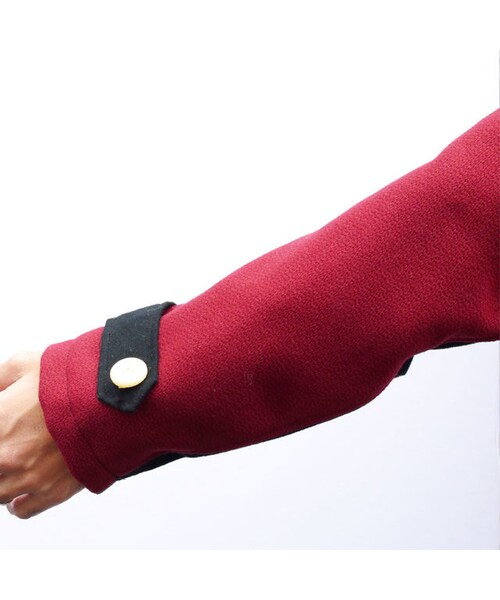 NIRAME.CO（ニラメッコ）の「【残り1枚】温か、気まぐれピーコート　バーガンディー（ピーコート・メンズ・その他）」の8枚目の写真