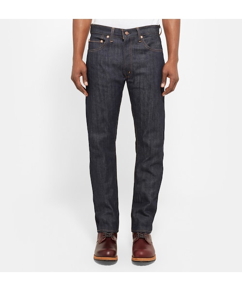 Levi's（リーバイス）の「Levi's Vintage Clothing 1967 505 Slim-Fit Dry Selvedge Denim Jeans（デニムパンツ・メンズ・Blue・28W 32L/30W 32L/32W 32L/33W 32L/34W 32L/36W 32L/32W 34L/33W 34L/34W 34L/36W 34L/38W 34L）」の4枚目の写真