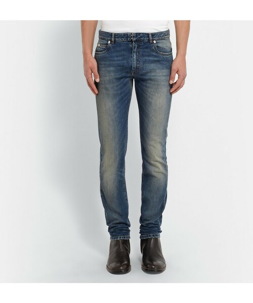 Maison Margiela(メゾンマルジェラ)の「Maison Margiela Slim-Fit Washed-Denim Jeans(デニムパンツ・メンズ・Blue・IT 44/IT 46/IT 48/IT 50/IT 52/IT 56)」の3枚目の写真