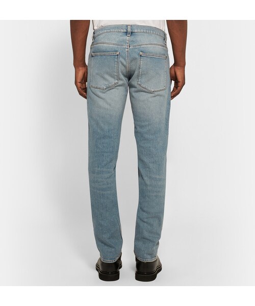 Acne Studios（アクネストゥディオズ）の「Acne Studios Max Slim-Fit Washed-Denim Jeans（デニムパンツ・メンズ・Blue・28W 32L/32W 32L/33W 32L/34W 32L/32W 34L）」の6枚目の写真