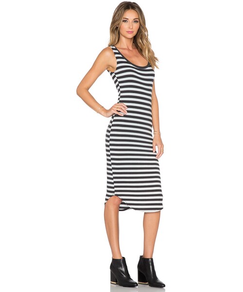 LNA（エルエヌエー）の「LNA Waffle Tank Dress（ワンピース・レディース・Gray/Brown・XS/S/M/L）」の4枚目の写真