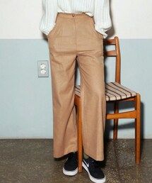 DHOLIC | ツータックハイウエストワイドパンツ(その他パンツ)