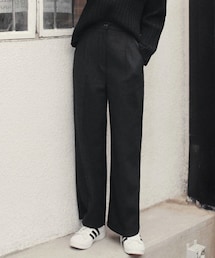 DHOLIC | ツータックハイウエストワイドパンツ(その他パンツ)