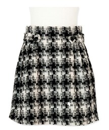 flower | checking skirt ～チェッキングスカート(スカート)