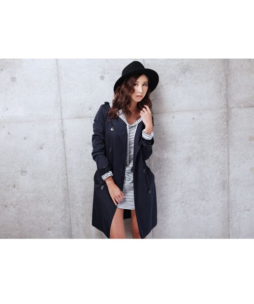 MOERY（モエリー）の「ベルト中折れハット（ハット・レディース・ベージュ/ブラウン/グレー/ブラック/キャメル・FREE）」の6枚目の写真