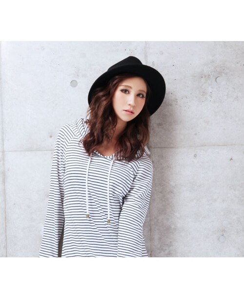 MOERY（モエリー）の「ベルト中折れハット（ハット・レディース・ベージュ/ブラウン/グレー/ブラック/キャメル・FREE）」の7枚目の写真