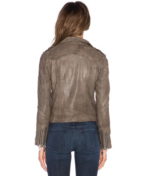 DOMA（ドマ）の「DOMA Moto Jacket（ライダースジャケット・レディース・Brown・M）」の5枚目の写真