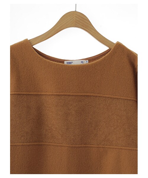 SEVENDAYS=SUNDAY（セブンデイズサンデイ）の「・切替ボーダーワンピース（ワンピース/ドレス・チャコールグレー/キャメル/ネイビー・M/L）」の6枚目の写真