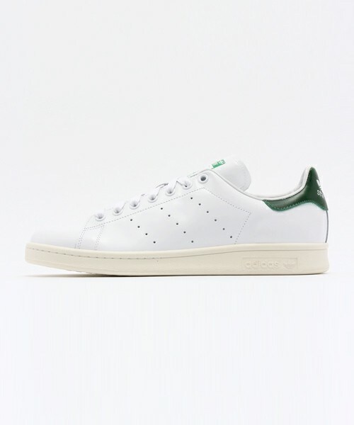 adidas（アディダス）の「adidas スタンスミス/STAN SMITH（スニーカー・メンズ・ホワイト×グリーン・26.5/27/27.5）」の2枚目の写真