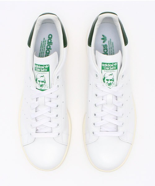 adidas（アディダス）の「adidas スタンスミス/STAN SMITH（スニーカー・メンズ・ホワイト×グリーン・26.5/27/27.5）」の5枚目の写真