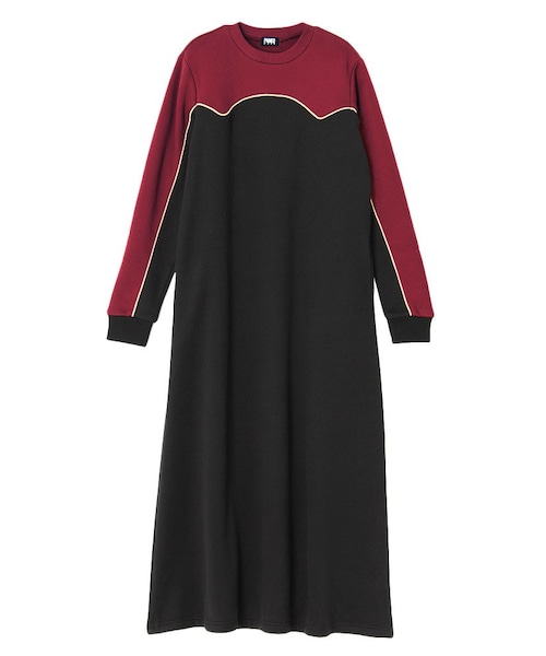 PAMEO POSE(パメオポーズ)の「VICTOR SWEAT DRESS(ワンピース・レディース・グレー/ブラック・F)」の2枚目の写真