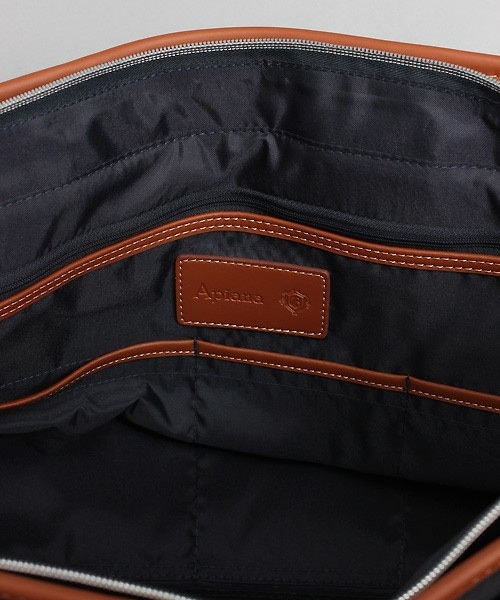 MEN'S BIGI(メンズビギ)の「【Apiana(アピアナ)】コラボ ビジネスバッグ(撥水加工)/ナイロン×レザー(ビジネスバッグ・メンズ・ブラック/ネイビー/ブルー系その他・FREE)」の13枚目の写真