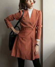 DHOLIC | Vネックラップワンピース(ワンピース)