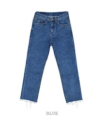 yellow | ウォッシングストレートデニム(デニムパンツ)