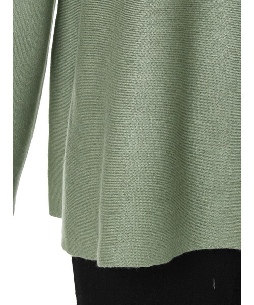 MURUA（ムルーア）の「【MODE】Aラインスタンドネックニットプルオーバー（トップス・レディース・ホワイト/グレー/ピンク/カーキ・F）」の10枚目の写真