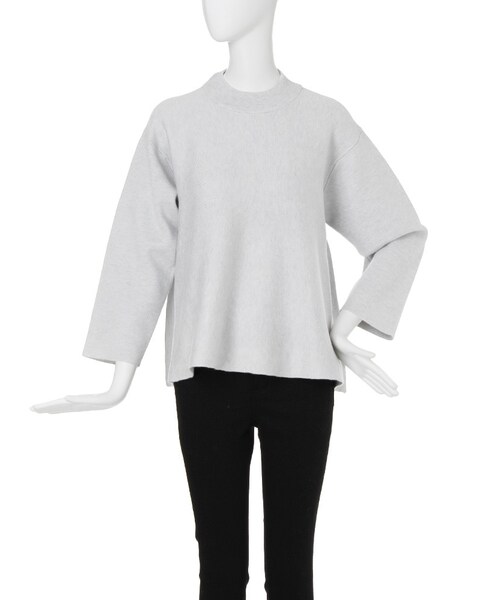 MURUA（ムルーア）の「【MODE】Aラインスタンドネックニットプルオーバー（トップス・レディース・ホワイト/グレー/ピンク/カーキ・F）」の2枚目の写真