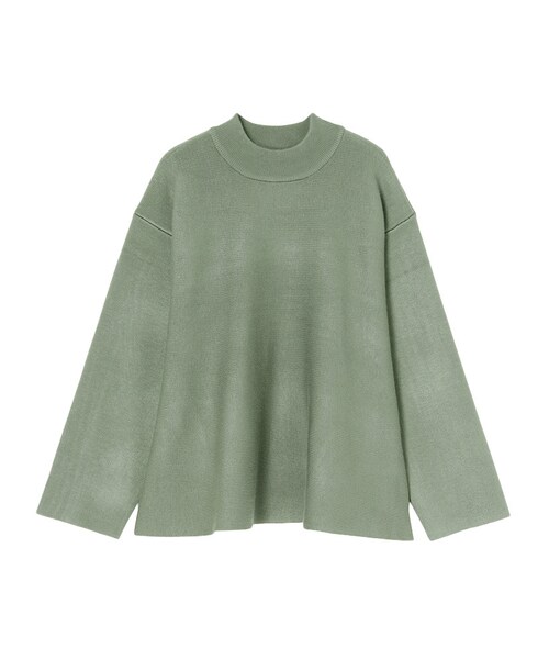 MURUA（ムルーア）の「【MODE】Aラインスタンドネックニットプルオーバー（トップス・レディース・ホワイト/グレー/ピンク/カーキ・F）」の11枚目の写真