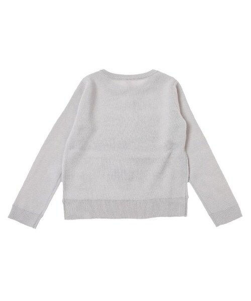 apres les cours（アプレレクール）の「◎lovely cat&dalmatianインターシャセーター（トップス・キッズ・グレー/ピンク・80/90/100/110/120/130/140）」の5枚目の写真