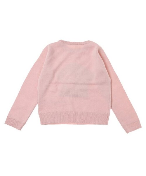 apres les cours（アプレレクール）の「◎lovely cat&dalmatianインターシャセーター（トップス・キッズ・グレー/ピンク・80/90/100/110/120/130/140）」の6枚目の写真