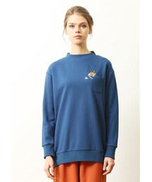 Design Tshirts Store graniph | ねことねずみ (ビル シャルメッツ ボトル ネック スウェット チュニック)(トップス)