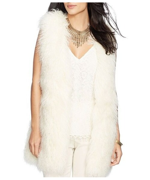 lamb fur vest