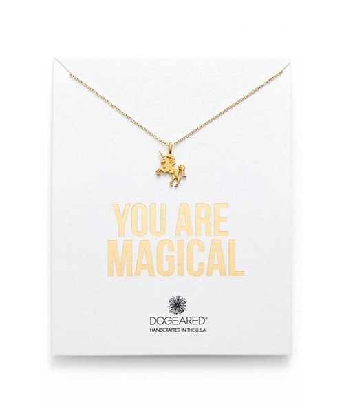 Dogeared（ドギャード）の「Dogeared 'You Are Magical' Magical Unicorn Pendant