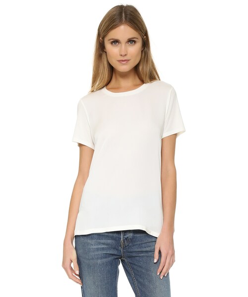 theory(セオリー)の「Theory Apdime Combo Tee(Tシャツ/カットソー・レディース・Blue/White・P/S/M/L)」の2枚目の写真