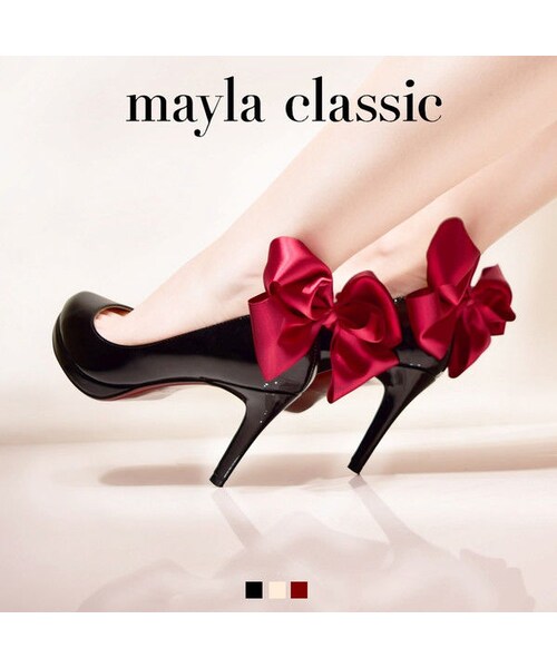 Mayla Classic マイラクラシック の Mayla Classic シンディング 華麗なる大円舞曲 8 0cm パンプス パンプス Wear