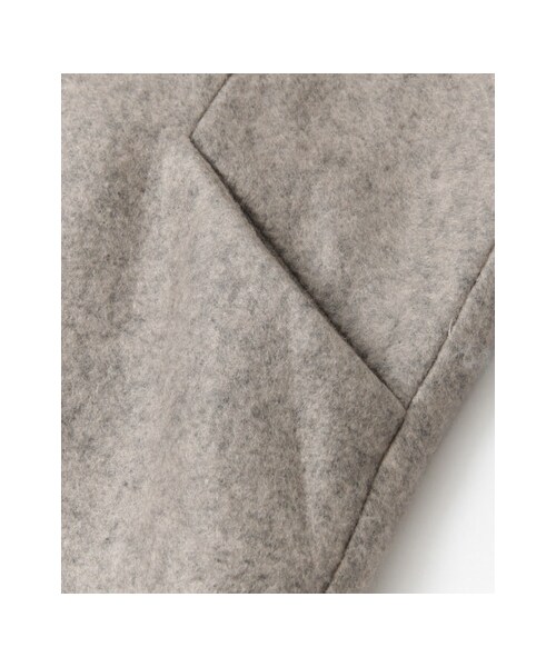 KBF（ケイビーエフ）の「KBF+ カットソーノーカラーコート（ジャケット/アウター・レディース・BEIGE/CAMEL/BLACK・one）」の12枚目の写真