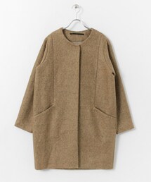 KBF | KBF+ カットソーノーカラーコート(ジャケット/アウター)