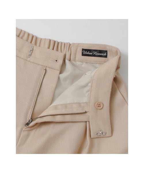 URBAN RESEARCH(アーバンリサーチ)の「ウールタックワイドパンツ(パンツ・レディース・OFF BEIGE/BLACK/GRAY・FREE)」の14枚目の写真