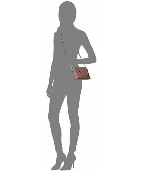 MICHAEL KORS（マイケルコース）の「MICHAEL Michael Kors Cindy Mini Crossbody（ショルダーバッグ・レディース・Pink・One Size）」の4枚目の写真